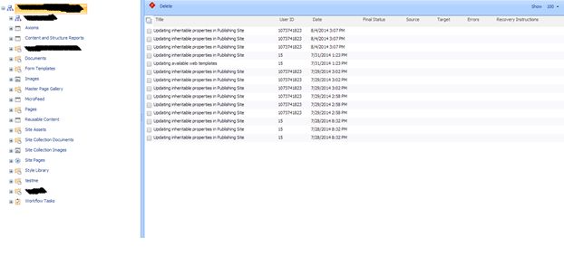 Content and Structure